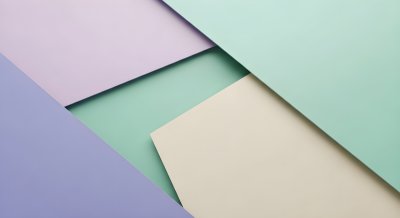 Minimalist Pastel Geometric Wallpaper 4K - Aesthetic Abstract Design