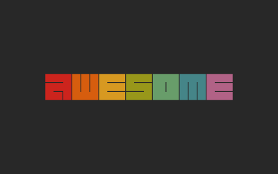 Awesome Colorful Typography Wallpaper HD 4K Aesthetic Minimalist