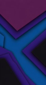Abstract Material Design Wallpaper HD 4K - Purple and Blue Geometric Background