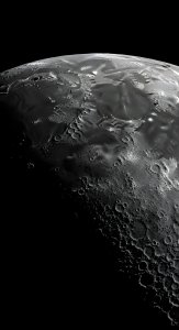 Stunning Moon Surface Wallpaper HD 4K - Aesthetic Space Background