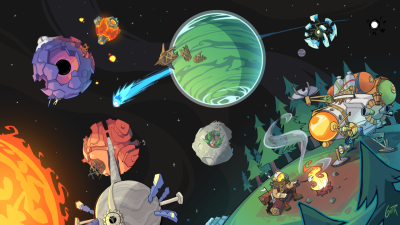 Outer Wilds Space Exploration Aesthetic Wallpaper HD 4K Art