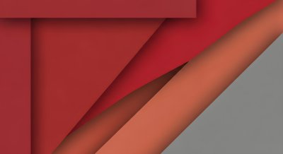 Abstract Material Design Wallpaper HD 4K - Aesthetic Red Geometric Background