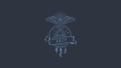 Cool Dark Blue Tribal Eagle Aesthetic Wallpaper HD 4K Minimalist