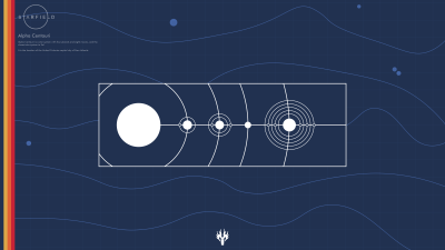 Starfield Alpha Centauri Minimalist Space Wallpaper HD 4K Aesthetic