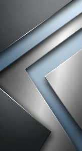 Minimalist Geometric Abstract Wallpaper HD 4K - Cool Silver & Blue Aesthetic