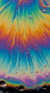 Abstract Iridescent Soap Bubble Wallpaper HD 4K - Aesthetic Colorful Art