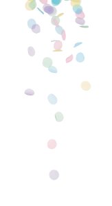 Aesthetic Pastel Confetti Falling Wallpaper HD 4K for iPhone