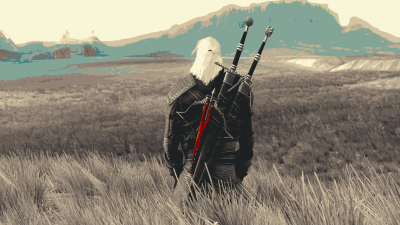 Cool The Witcher 3 Geralt of Rivia Aesthetic Wallpaper HD 4K