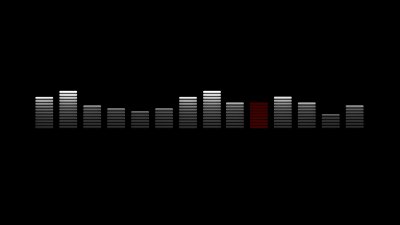 Minimalist Music Equalizer Wallpaper HD 4K - Cool Aesthetic Sound Bars