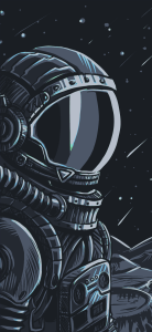 Cool Aesthetic Astronaut Wallpaper HD 4K - Dark Space Sci-Fi Art