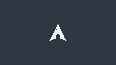 Arch Linux Minimalist Aesthetic Wallpaper HD 4K - Dark Tech Background