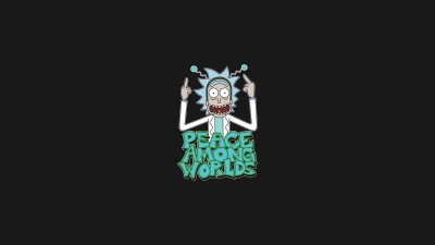 Cool Rick and Morty Peace Among Worlds Wallpaper HD 4K Aesthetic