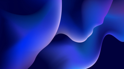 Abstract Blue Fluid Waves Wallpaper HD 4K - Cool Aesthetic Background