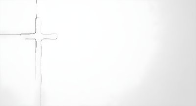 Minimalist Aesthetic Cross Line Art Wallpaper HD 4K for Desktop