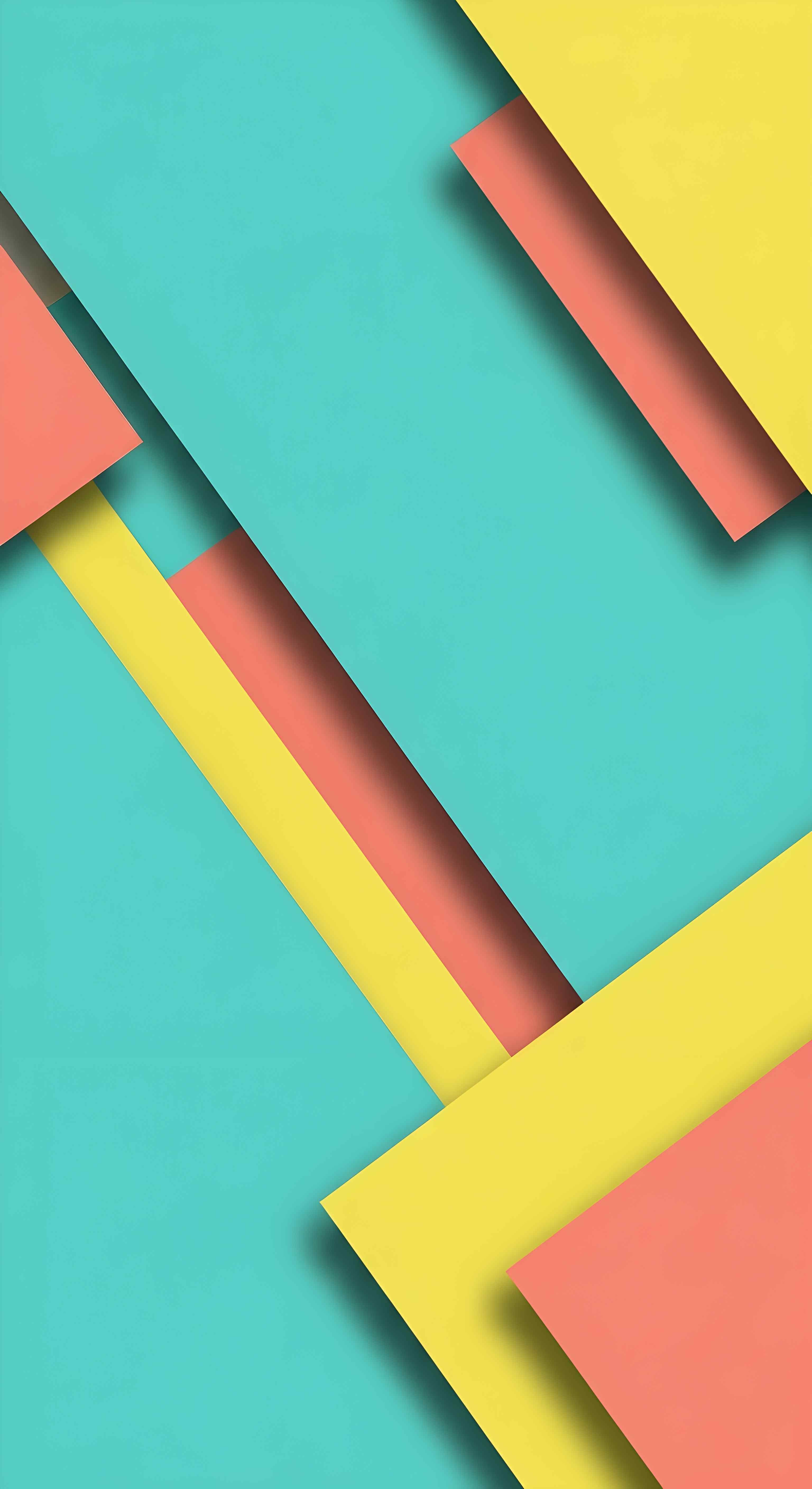 Abstract Material Design Aesthetic Wallpaper HD 4K for Mobile