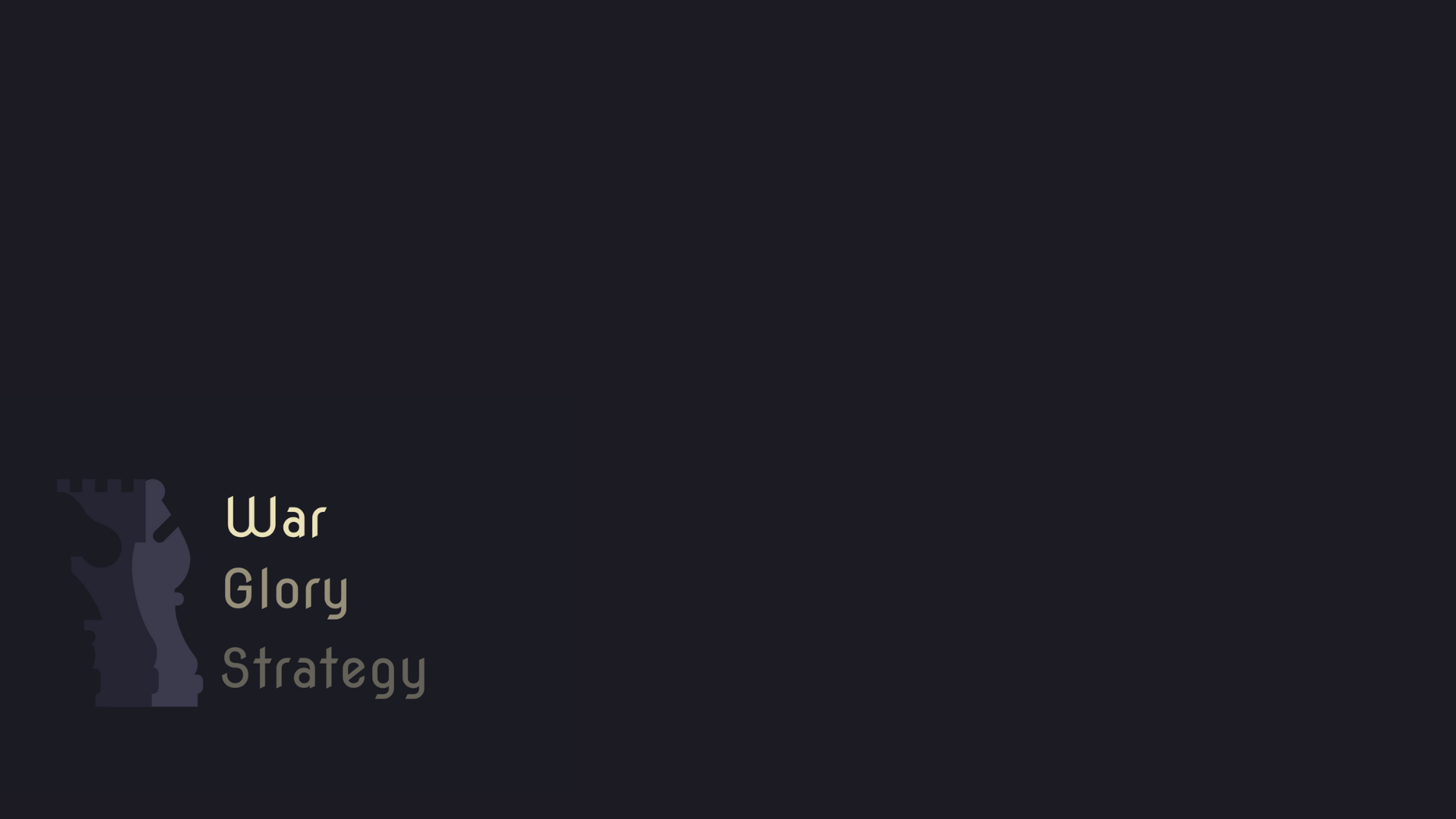 Minimalist Strategy & Chess Wallpaper HD 4K - War Glory Strategy Dark Aesthetic