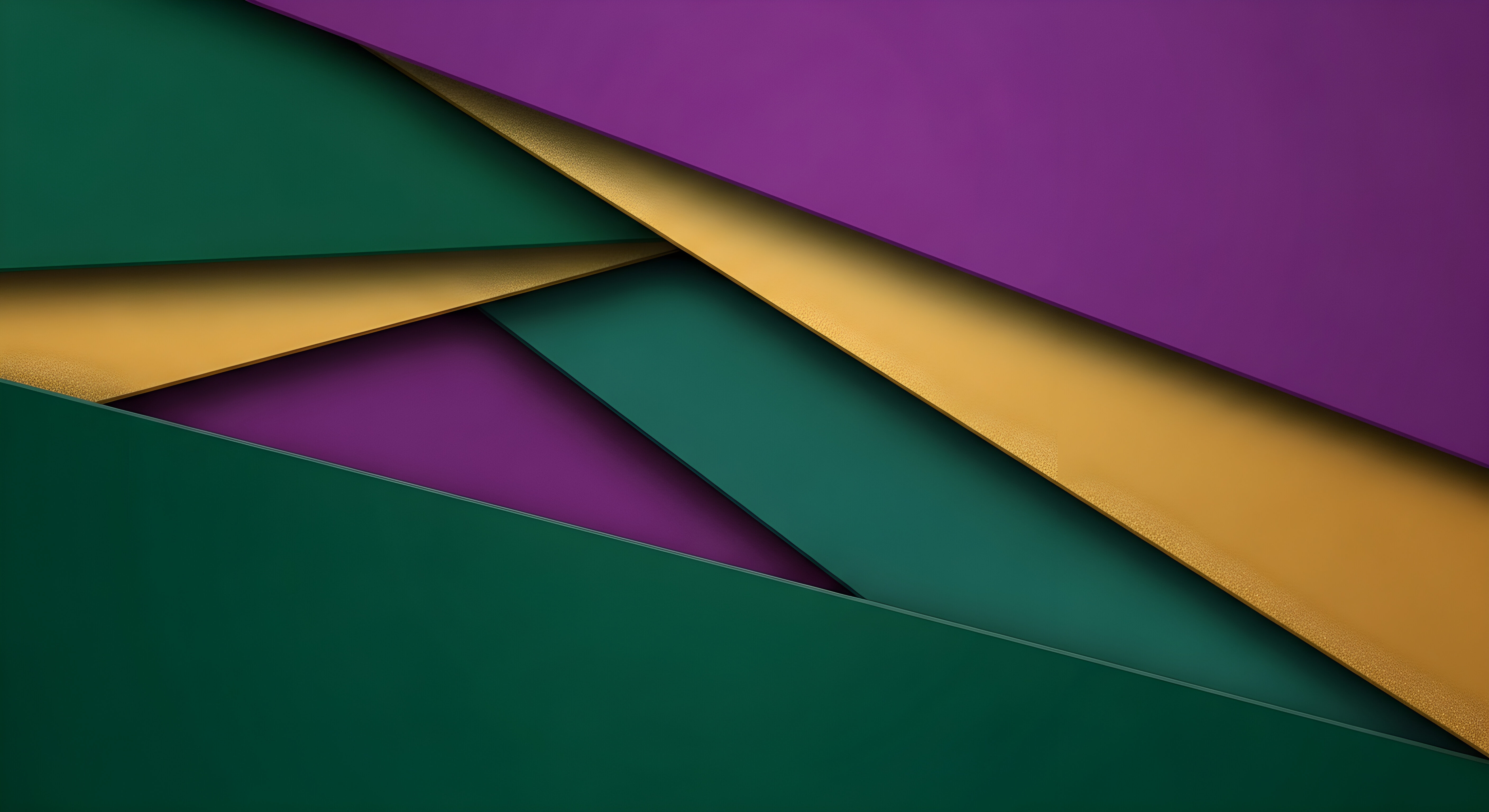Aesthetic Abstract Material Design Wallpaper HD 4K in Green and Purple