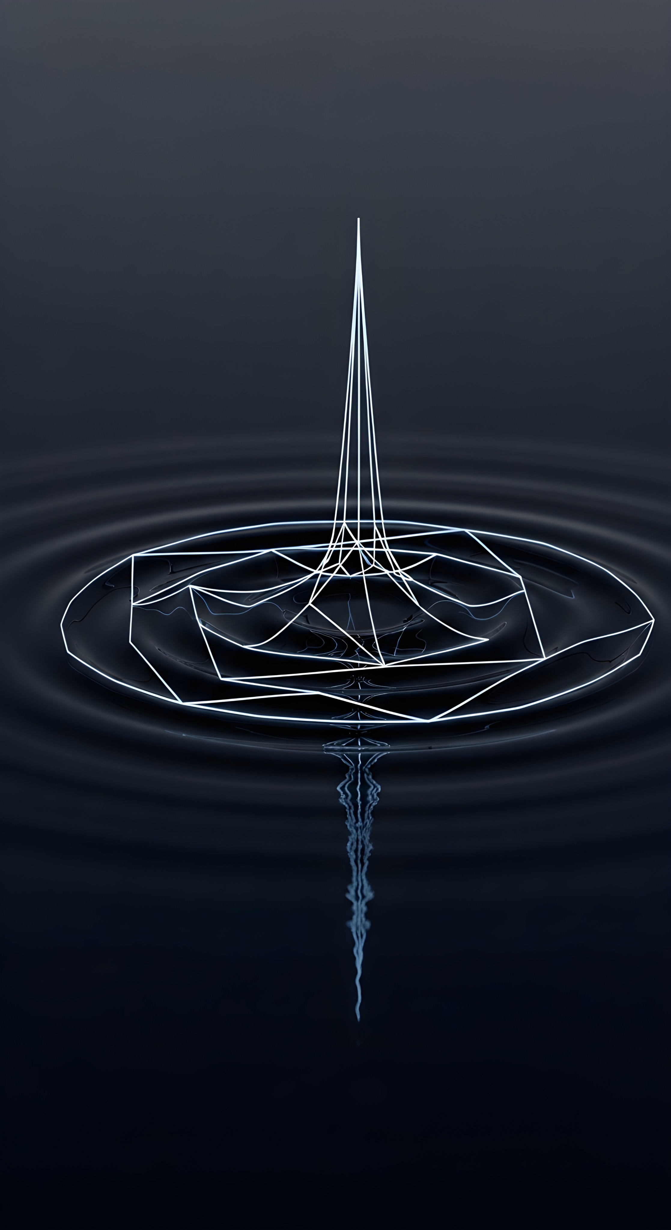 Abstract Geometric Spike 4K Aesthetic Wallpaper HD for Mobile