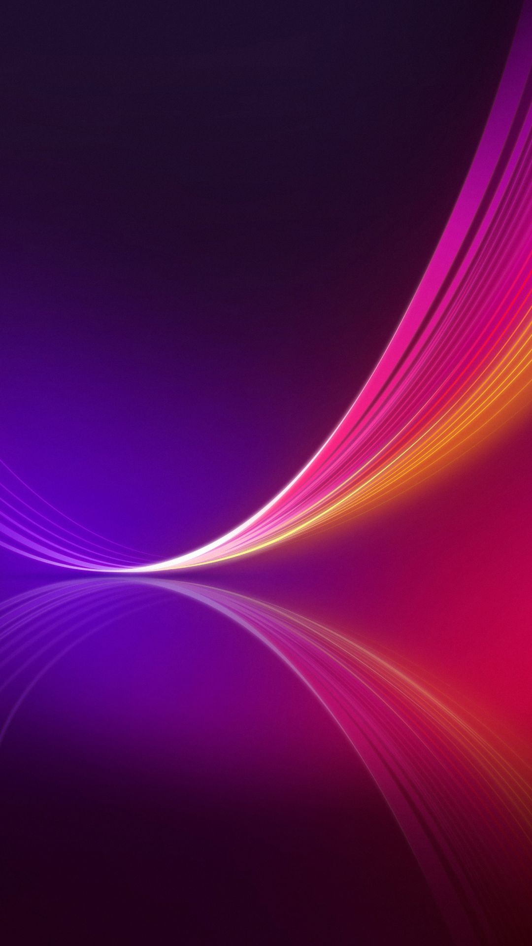 Abstract Purple Glow Aesthetic Wallpaper HD 4K - Cool Digital Art