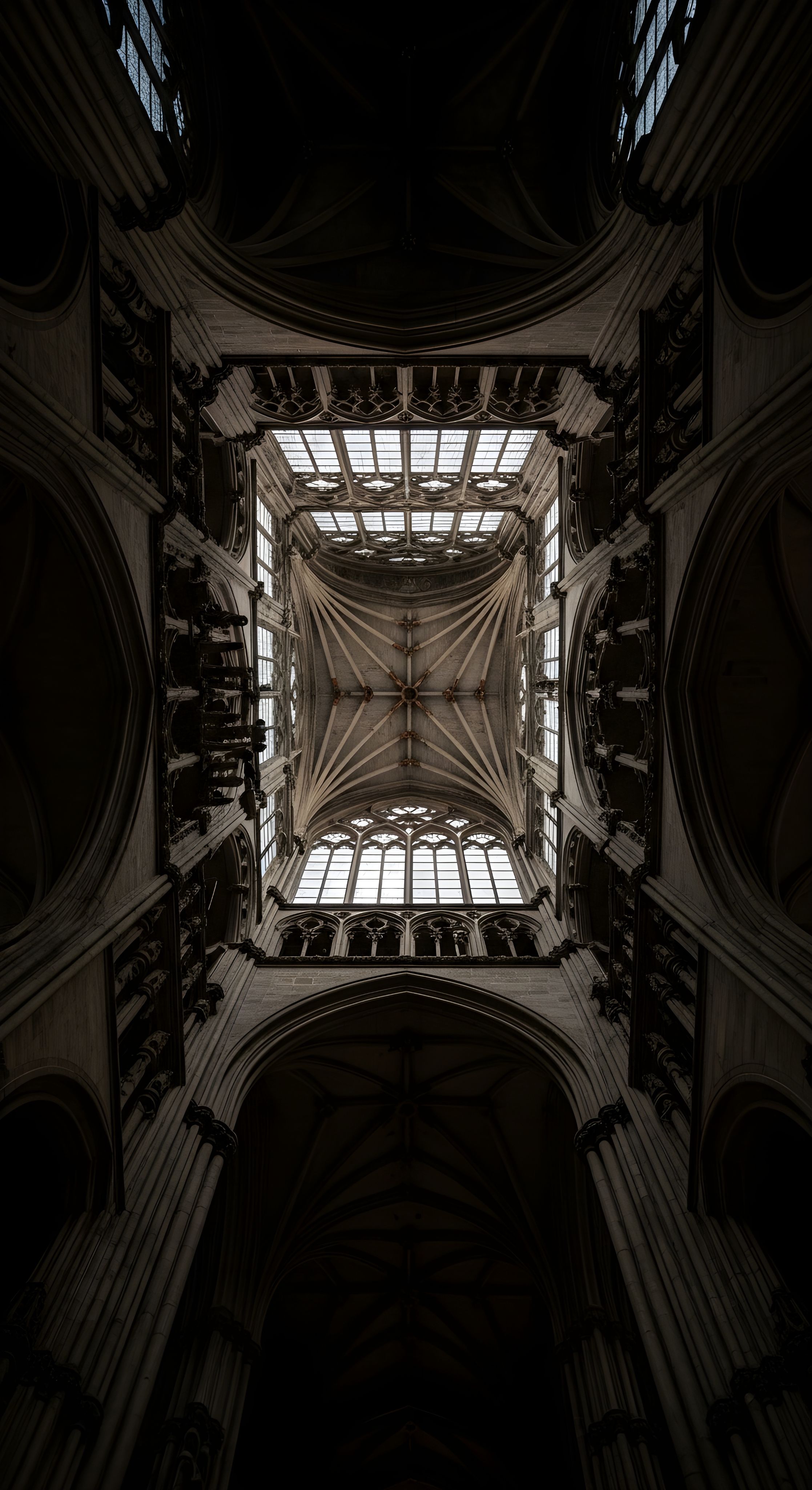 Gothic Cathedral Architecture Aesthetic Wallpaper HD 4K for Phone