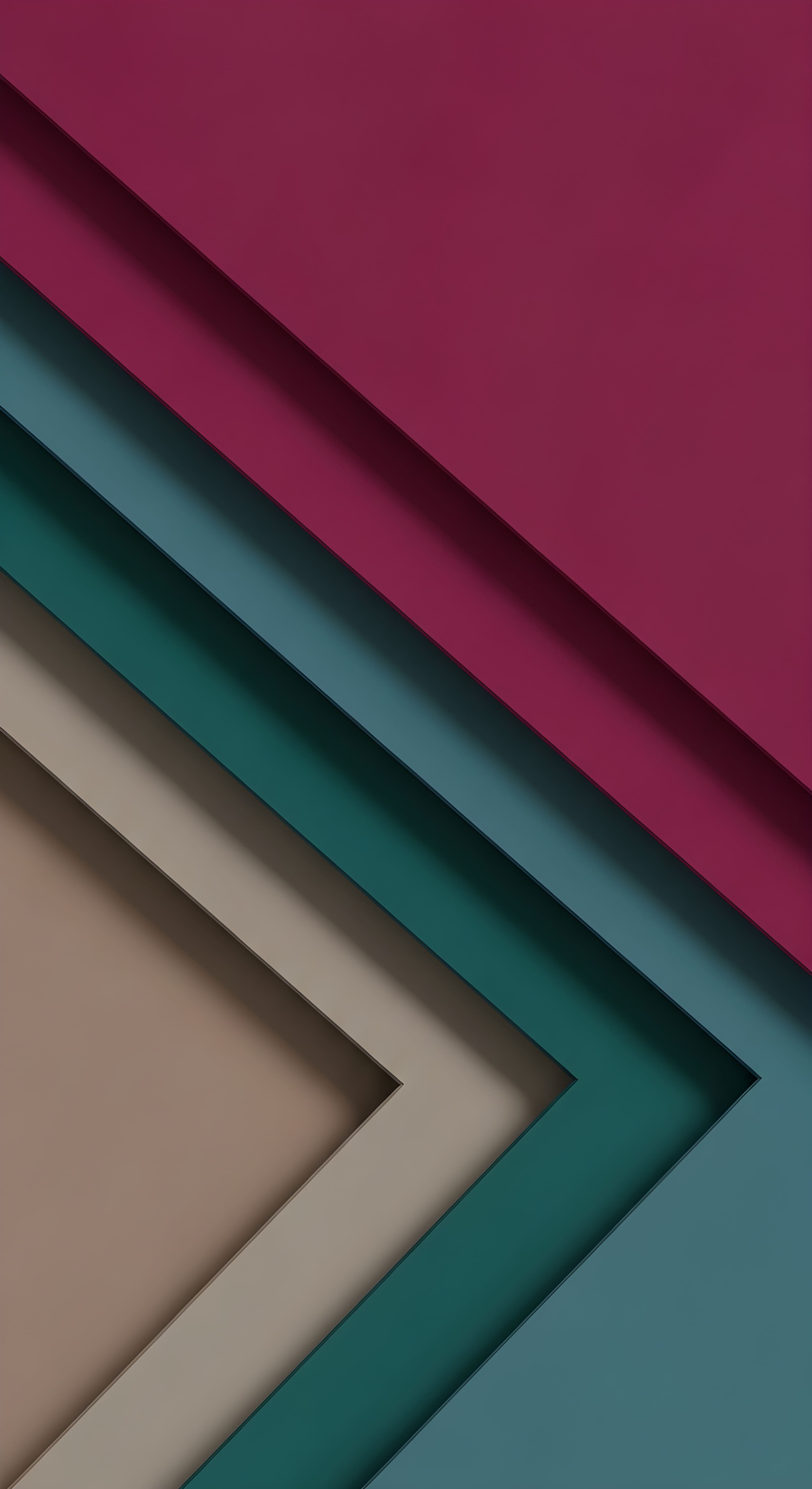 Abstract Geometric Material Design Wallpaper HD 4K Aesthetic