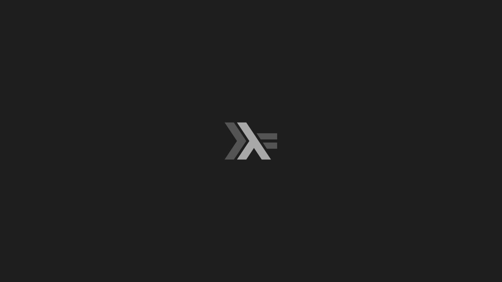 Minimalist Haskell Programming Wallpaper HD 4K Dark Aesthetic