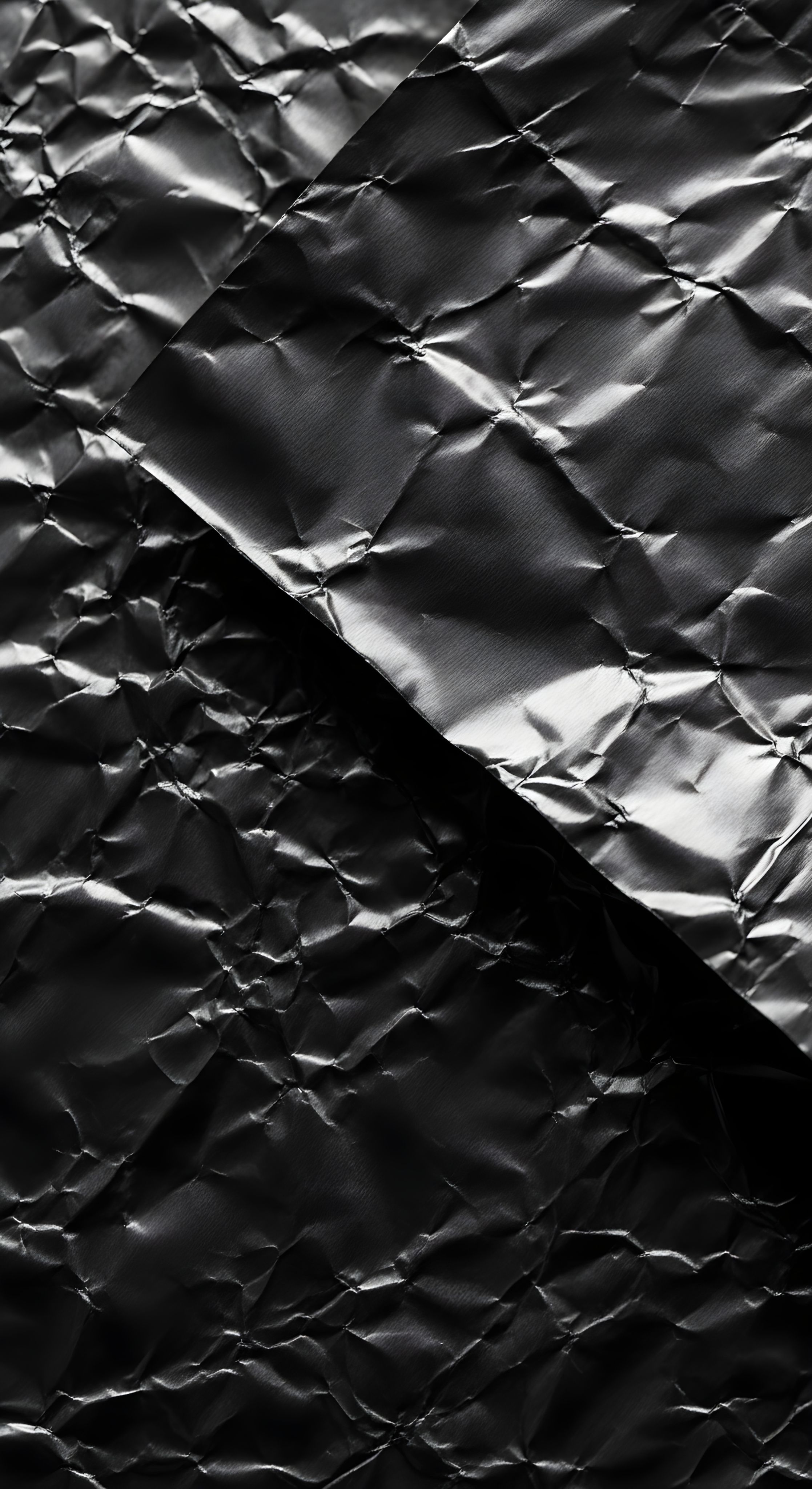 Black Metallic Texture Wallpaper HD 4K - Cool Aesthetic Foil Background