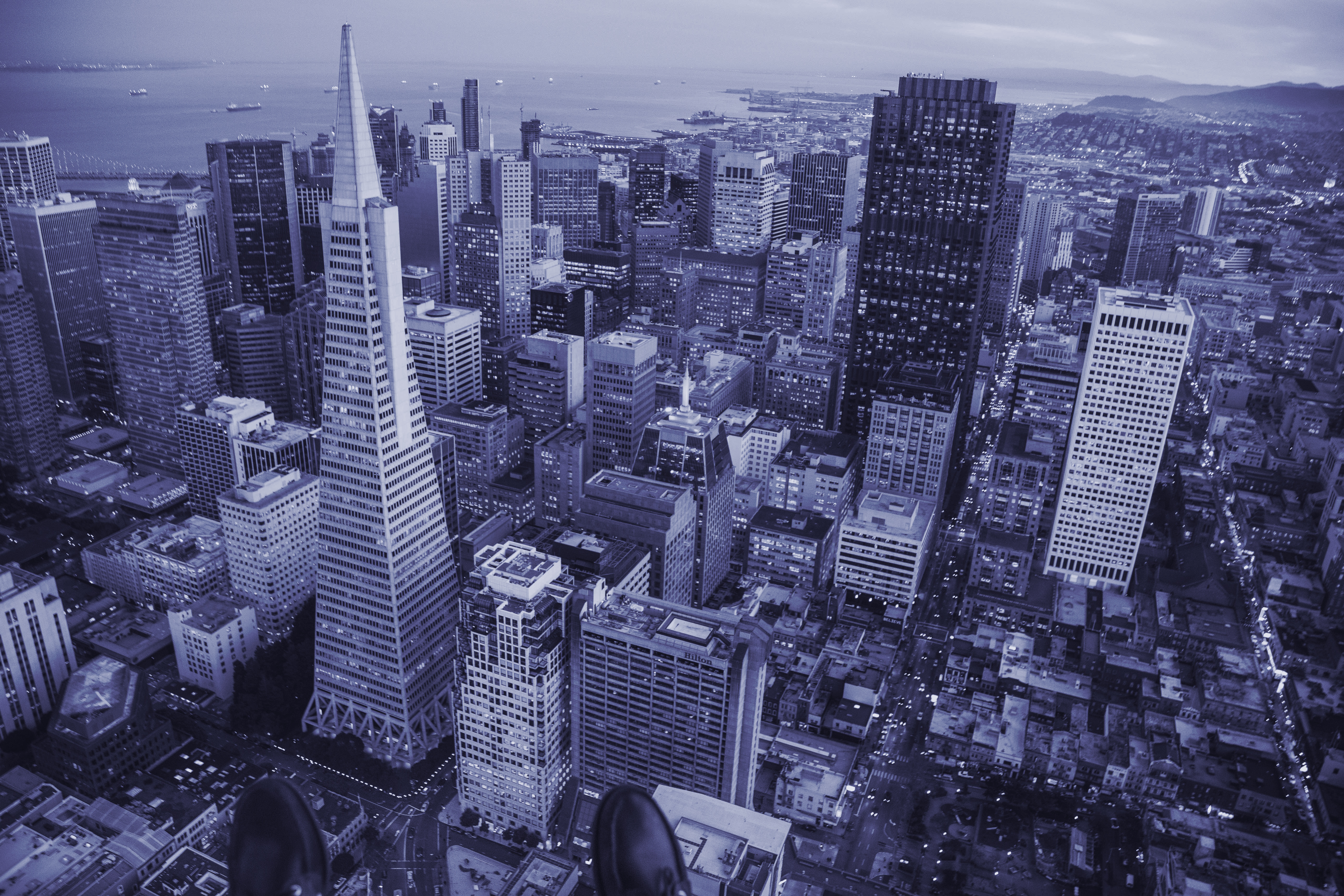 San Francisco Cityscape Aesthetic Wallpaper HD 4K - Transamerica Pyramid