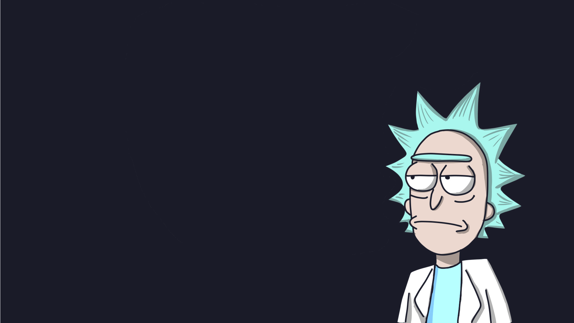 Cool Rick Sanchez Rick and Morty Wallpaper HD 4K Aesthetic Dark