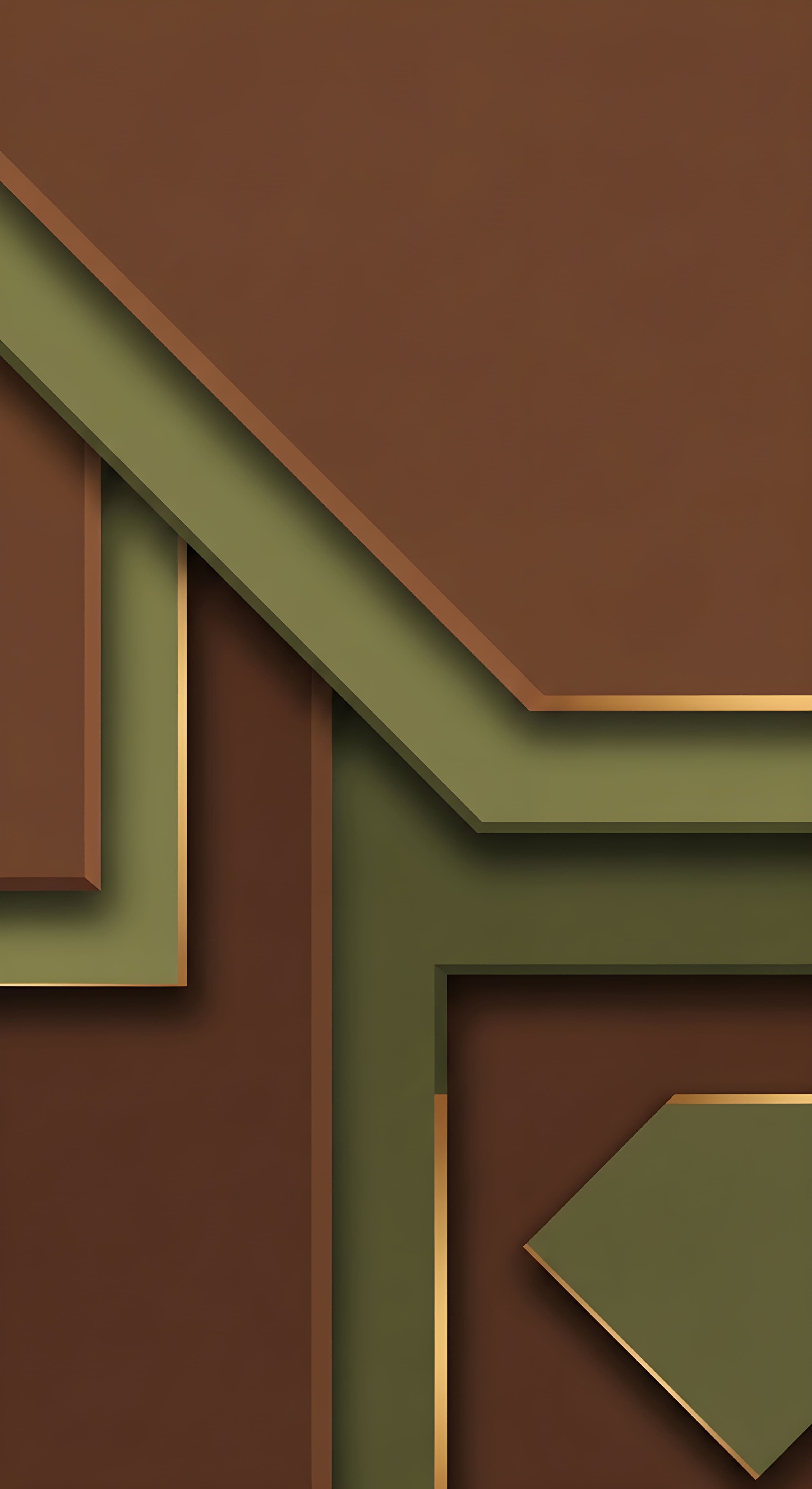 Aesthetic Geometric Abstract Wallpaper HD 4K - Modern Minimalist Art