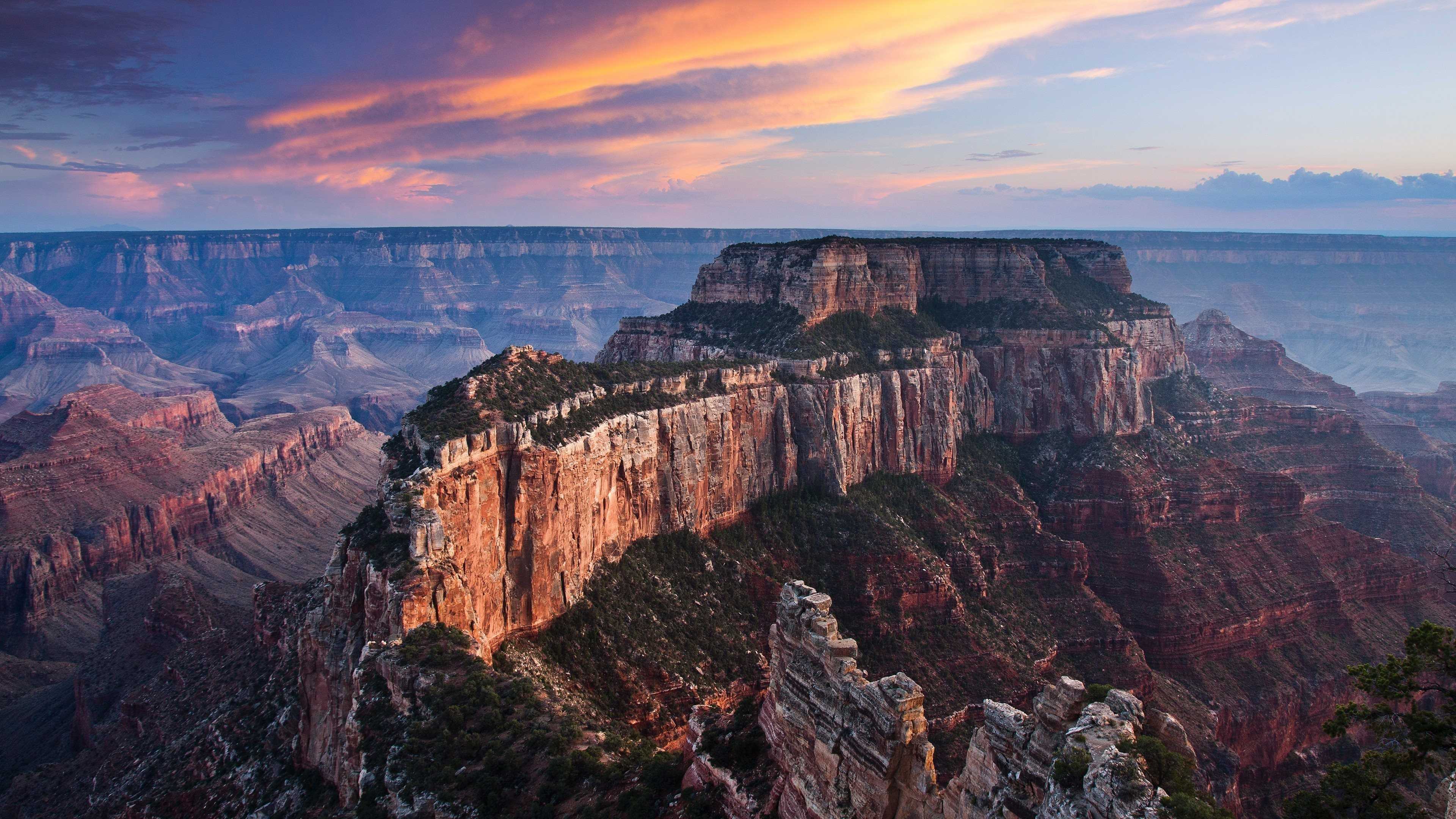 Grand Canyon Sunset Wallpaper HD 4K - Majestic Aesthetic Nature Background