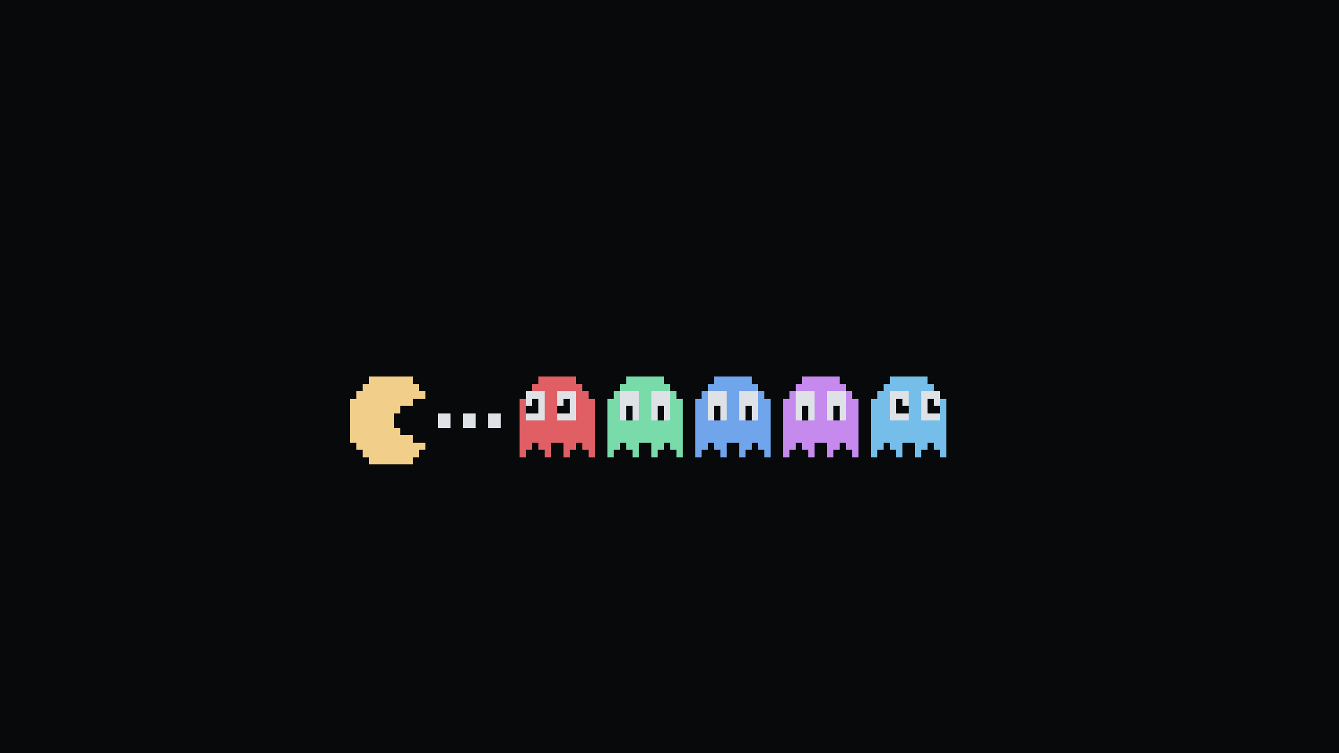 Retro Pac-Man Pixel Art Wallpaper HD 4K - Cool Gaming Aesthetic