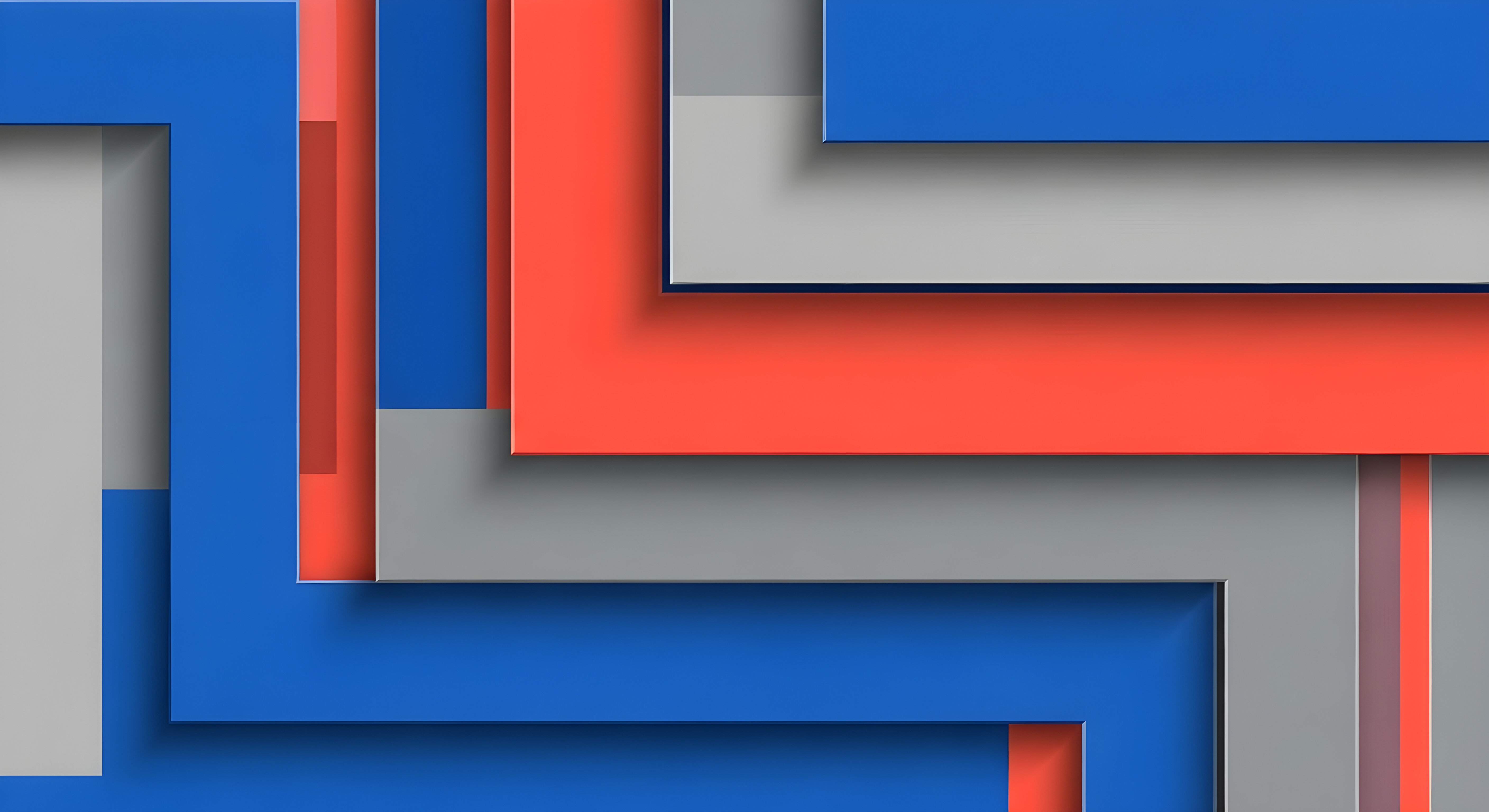 Cool Abstract Geometric Wallpaper HD 4K - Aesthetic Material Design