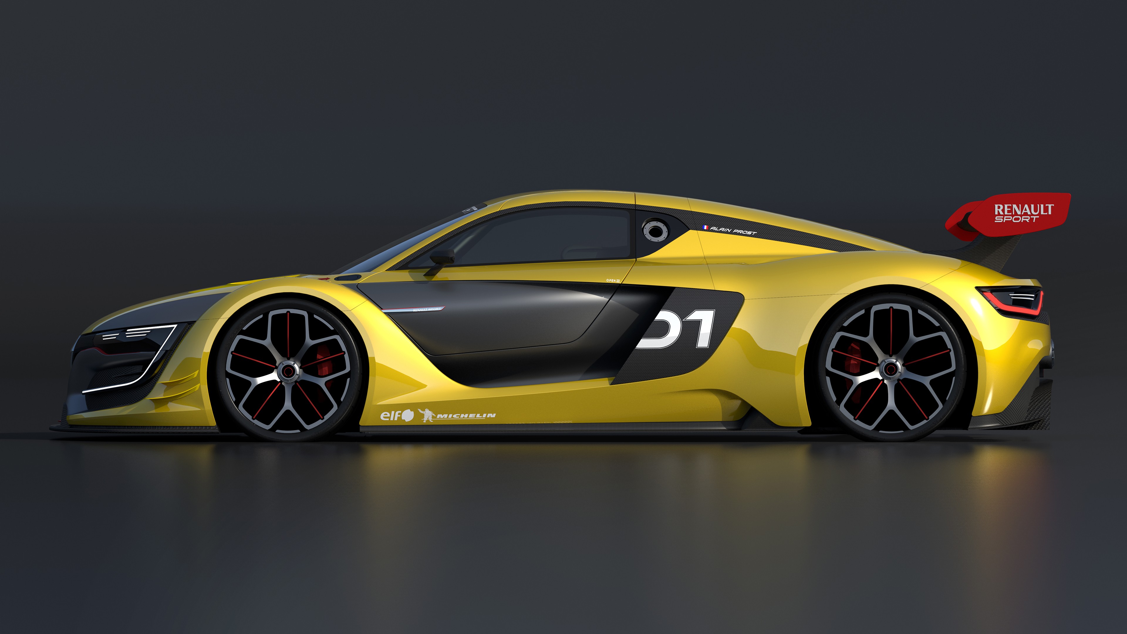 Cool Renault Sport R.S. 01 Supercar Wallpaper HD 4K Aesthetic Racing Car