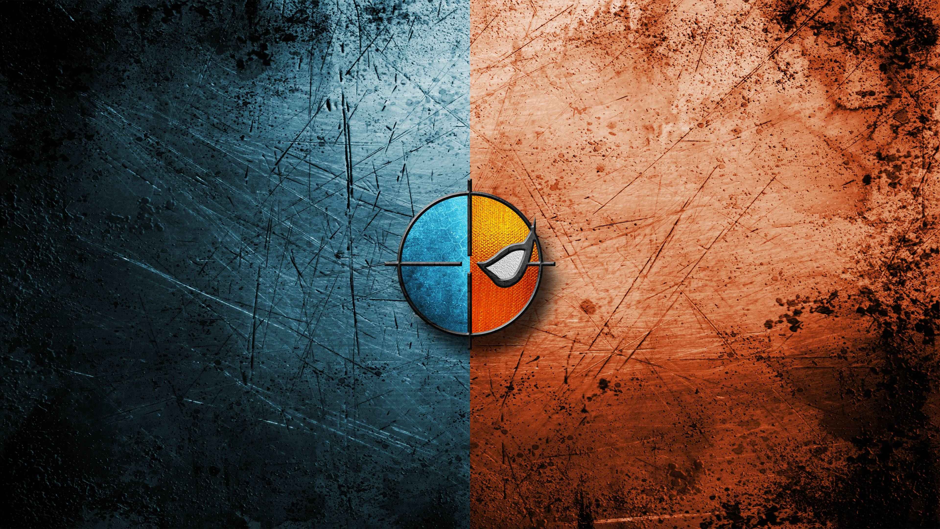 Deathstroke HD 4K Wallpaper: Cool Minimalist DC Comics Aesthetic Background