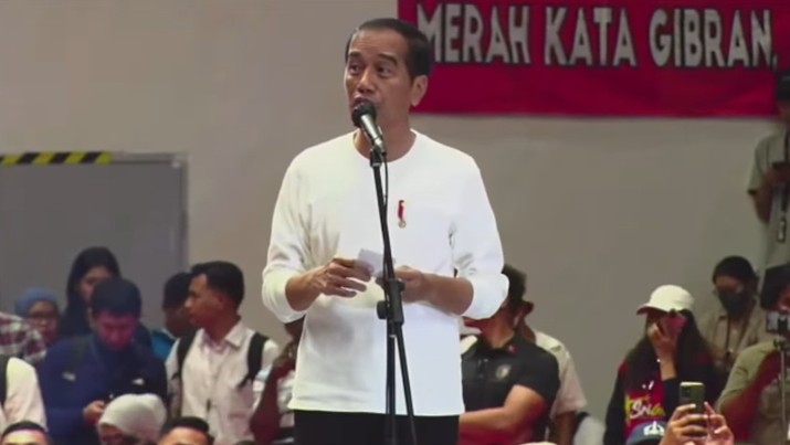 Jokowi mengatakan bahwa presiden 2024 harus berani