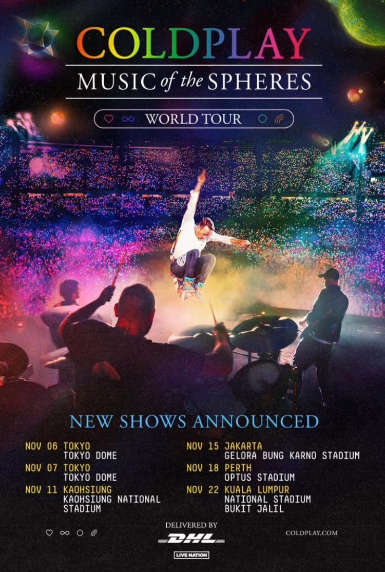 Siap Siap “War” Ticket, Coldplay Resmi Umumkan Konser Di Indonesia (3)